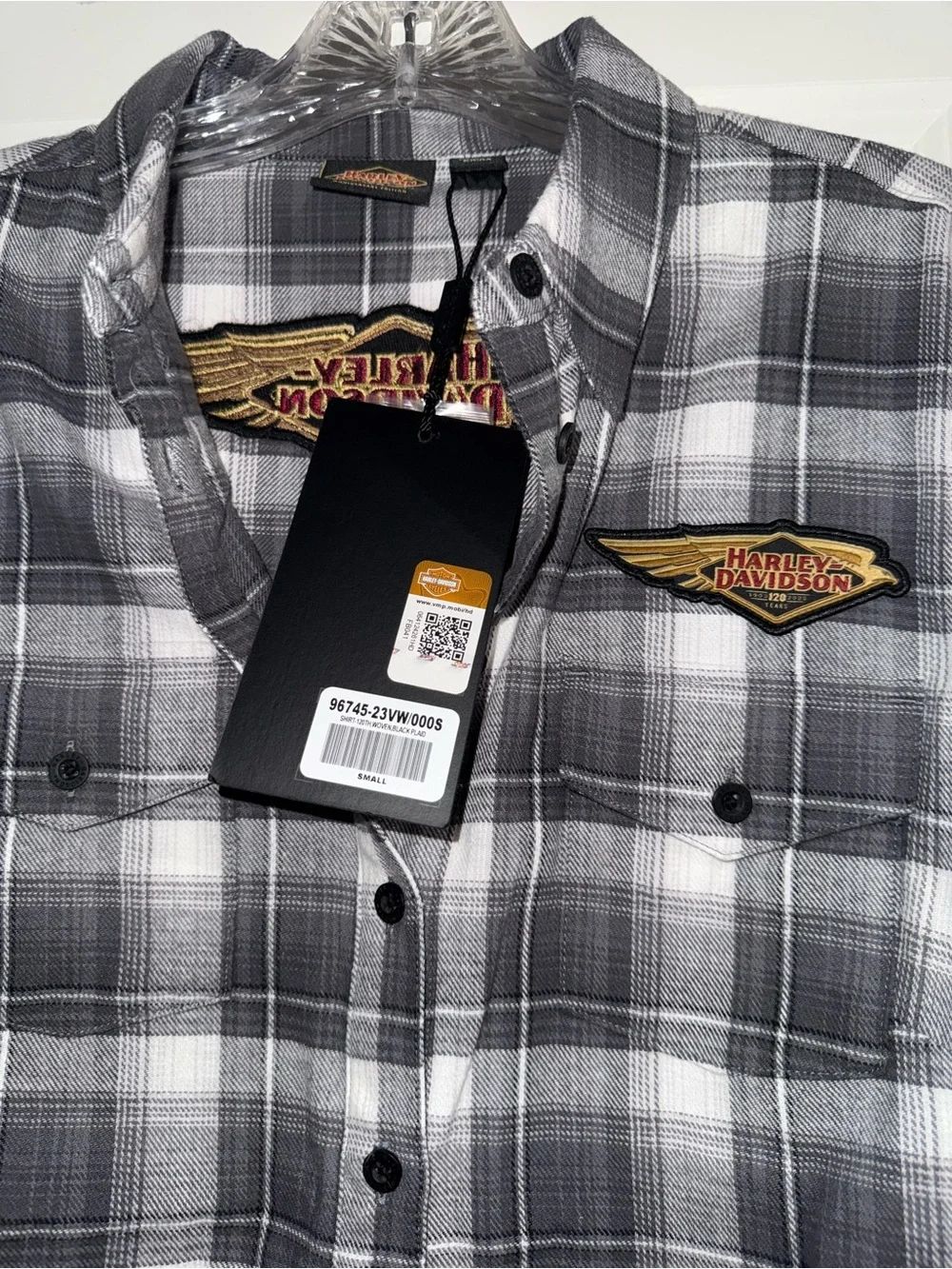 120th anniversary Harley Davidson flannel